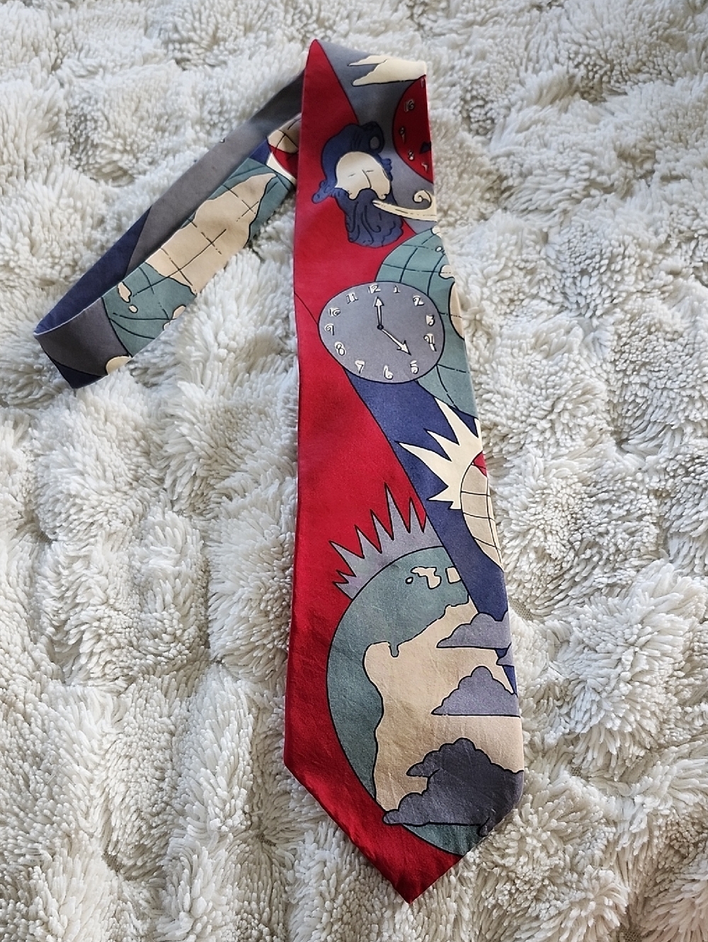The Beatles BECAUSE Silk Tie Vintage 1991